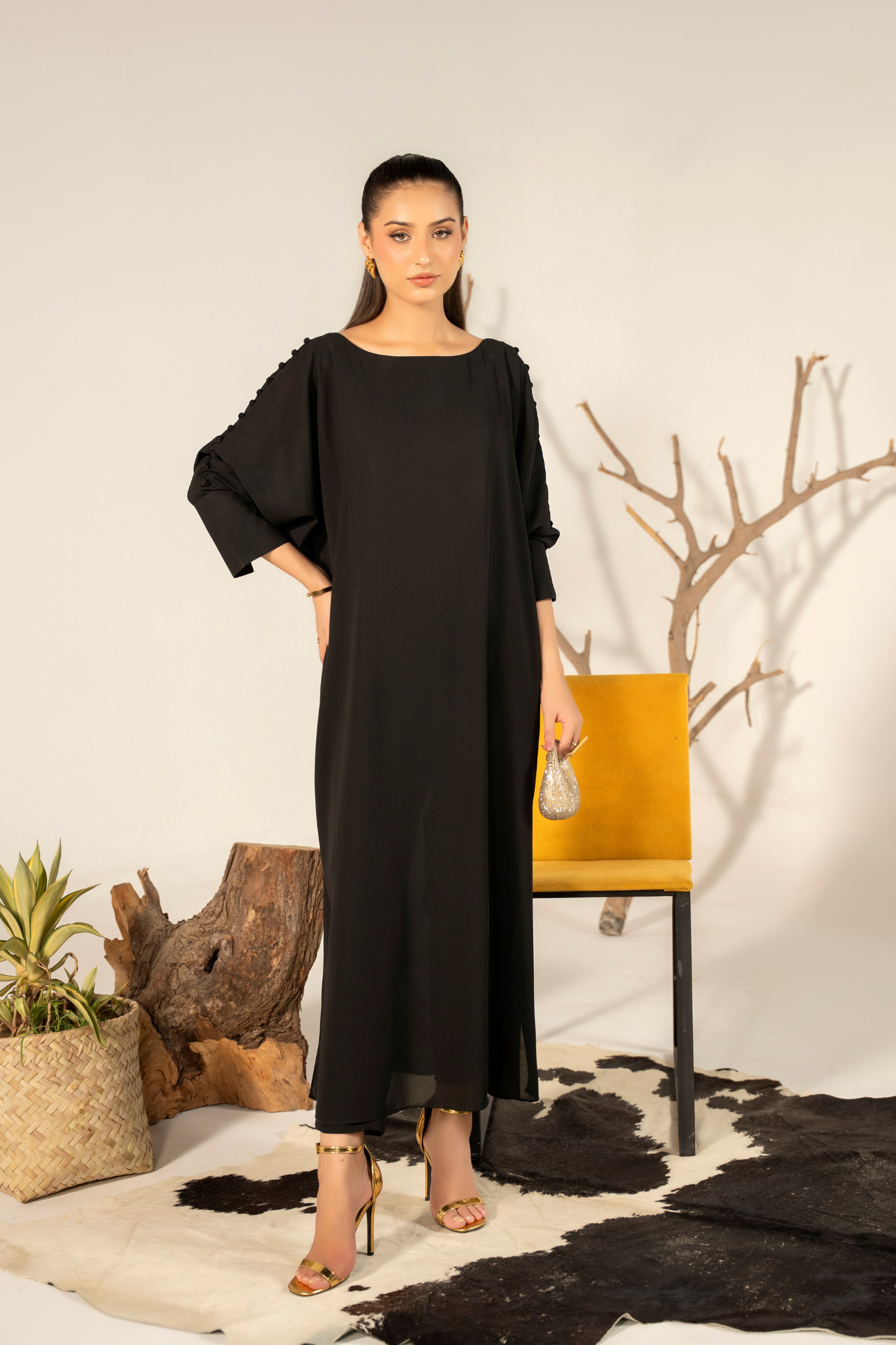 Classic Black Kaftaan