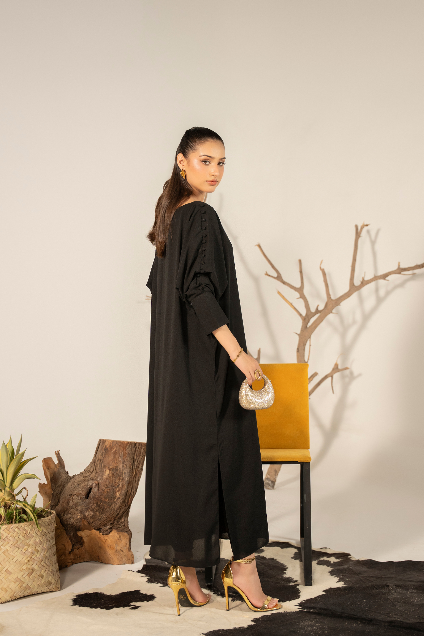 Classic Black Kaftaan