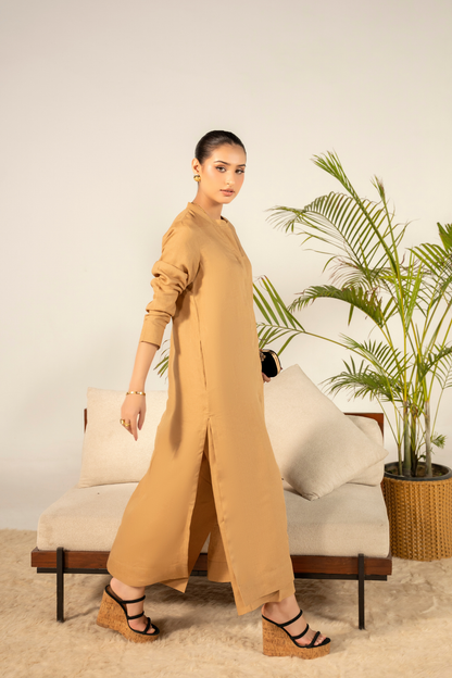 Camel Linen Coord
