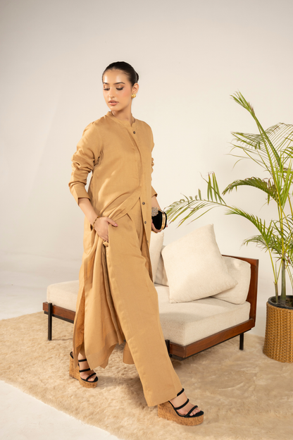 Camel Linen Coord