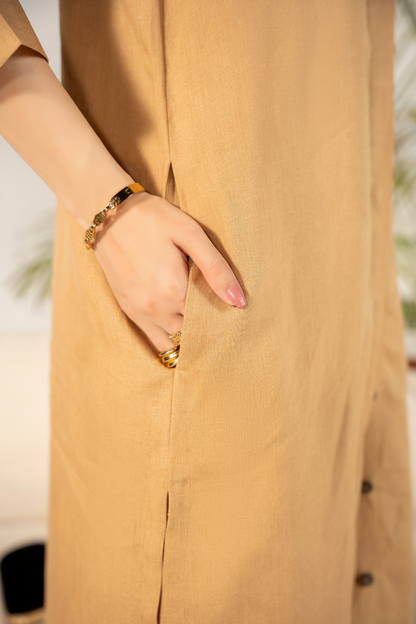 Camel Linen Coord