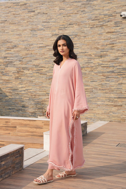 Blush Pink Galbe Karandi Coord