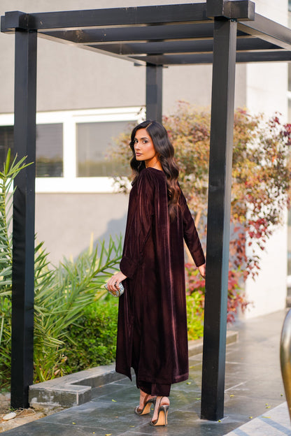 Chocolate Velvet Coord Set